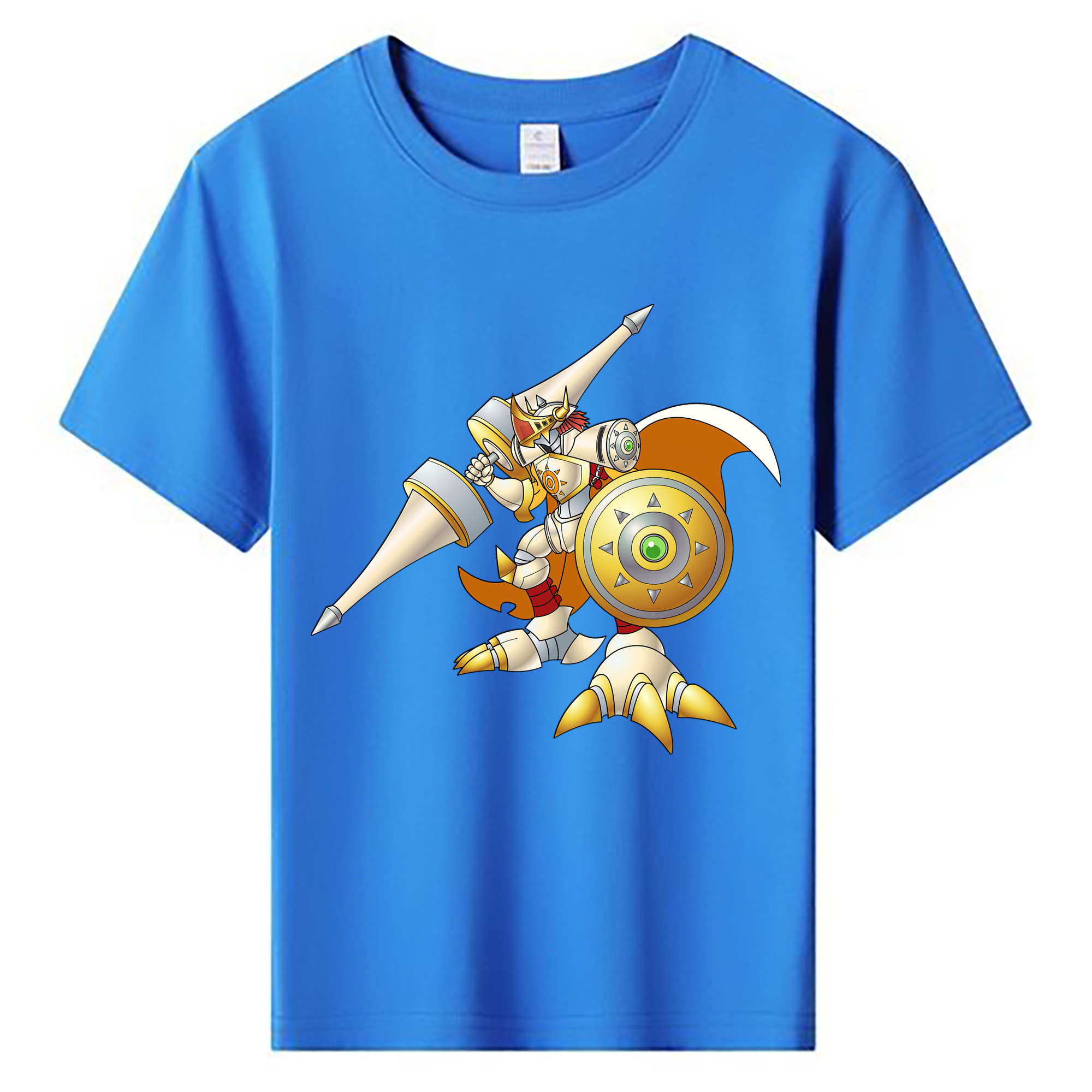 （画像用） Digimon デジタルモンスター/デジモン 綿100％キッズTシャツ（フロントプリント）